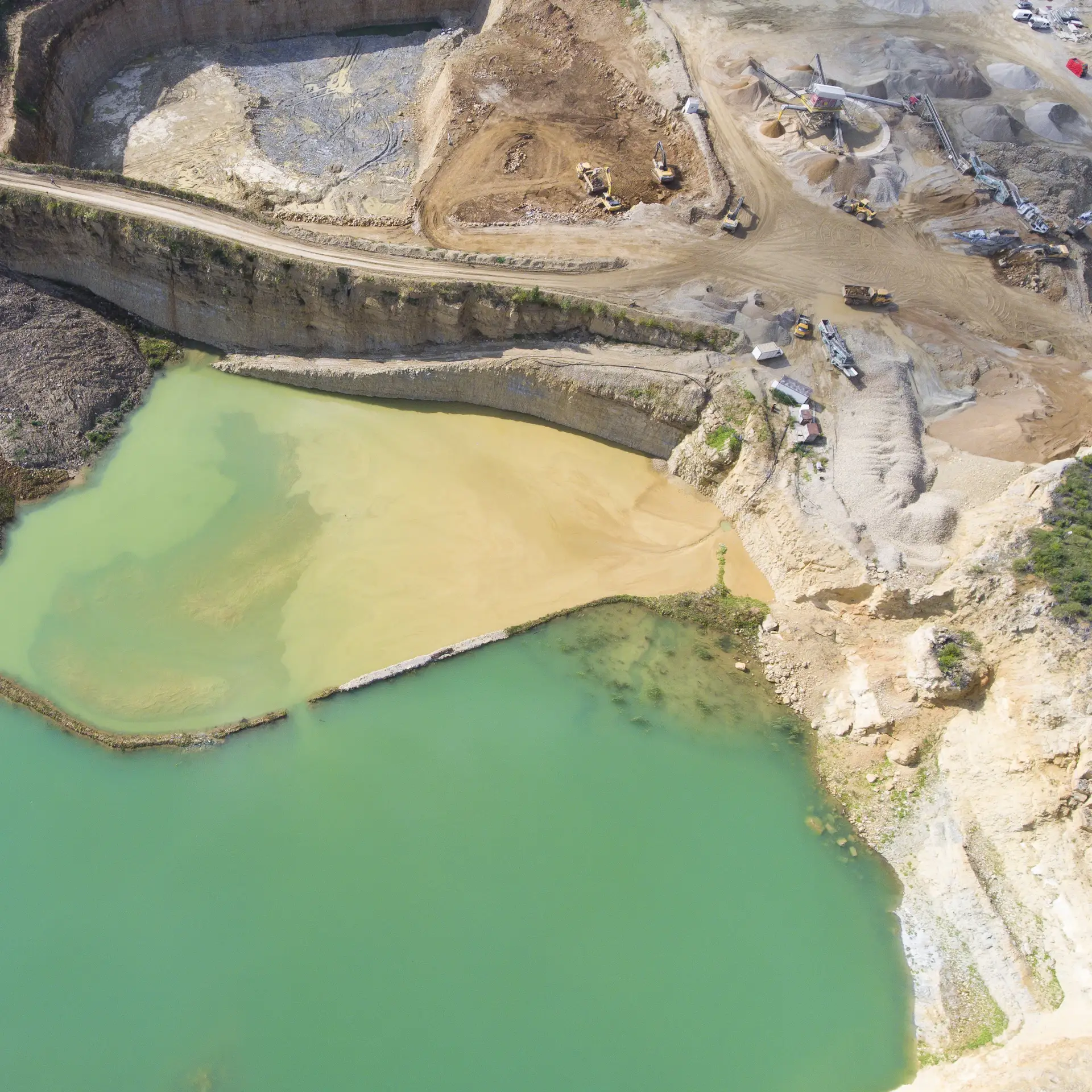 Mining operations in South Africa