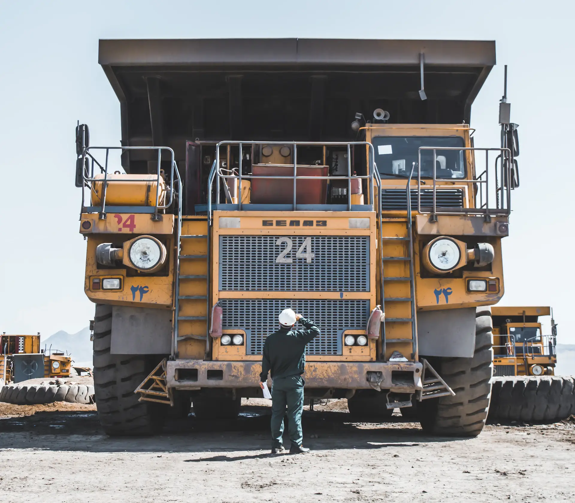Mining site in South Africa